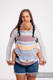 Nosidełko LennyUpGrade, splot jodełkowy, 100% bawełna , rozmiar standard - MAŁA JODEŁKA KWIAT POMARAŃCZY #babywearing
