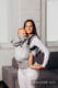 LennyGo Mochila ergonómica de malla Línea Básica - CALCITE - talla toddler, tejido satin, 86% algodón, 14% poliéster  #babywearing