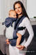 LennyGo Porte-bébé en maille ergonomique de la gamme de base - JEANS - taille bébé, satin, 86 % coton, 14% polyester #babywearing