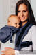 LennyGo Basic Line Ergonomic Mesh Carrier, Baby Size, satin weave 86% cotton, 14% polyester - JEANS #babywearing