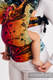 LennyGo Porte-bébé ergonomique, taille toddler, jacquard 100 % coton, DRAGONFLY RAINBOW DARK #babywearing