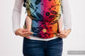 Mochila LennyUpGrade, talla estándar, tejido jaqurad 100% algodón - DRAGONFLY RAINBOW DARK #babywearing