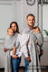 Chusta do noszenia dzieci - KSIĘŻYCOWY KAMIEŃ, splot żakardowy (100% bawełna) - rozmiar XS #babywearing