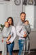 Chusta do noszenia dzieci - KSIĘŻYCOWY KAMIEŃ, splot żakardowy (100% bawełna) - rozmiar S #babywearing