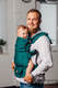 My First Baby Carrier - LennyUpGrade, Standard Size, herringbone weave 100% cotton - EMERALD #babywearing