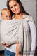 Chusta kółkowa do noszenia dzieci - ALABASTER, splot żakardowy - bawełniana - ramię bez zakładek - long 2.1m #babywearing