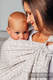 Bandolera de anillas Línea Básica - ALABASTER - 100% algodón, tejido jacquard - con plegado simple - long 2.1m #babywearing