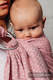 Chusta kółkowa do noszenia dzieci - LITTLELOVE - MORGANIT, tkana splotem żakardowym - bawełniana - ramię bez zakładek - standard 1.8m #babywearing
