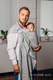 Chusta kółkowa do noszenia dzieci - KSIĘŻYCOWY KAMIEŃ, tkana splotem żakardowym - bawełniana - ramię bez zakładek - standard 1.8m #babywearing