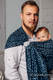 Bandolera de anillas Línea Básica - METEORITE - 100% algodón, tejido jacquard - con plegado simple - long 2.1m #babywearing