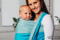 Écharpe de la gamme de base - LABRADORITE, sergé brisé, 100 % coton, taille M (grade B) #babywearing