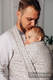 Chusta do noszenia dzieci - ALABASTER, splot żakardowy (100% bawełna) - rozmiar M (drugi gatunek) #babywearing