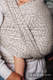 Fular Línea Básica - ALABASTER, tejido Jacquard, 100% algodón, talla S (grado B) #babywearing