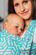 Chusta do noszenia dzieci - APATYT, splot żakardowy (100% bawełna) - rozmiar XS #babywearing