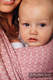 Chusta do noszenia dzieci - LITTLELOVE - MORGANIT, splot żakardowy (100% bawełna) - rozmiar XS #babywearing