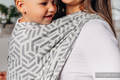 Basic Line Baby Sling - MOONSTONE, Jacquard Weave, 100% cotton, size XS #babywearing