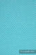 Écharpe  de la gamme de base, tissage herringbone (100 % coton) - LITTLE HERRINGBONE TURQUOISE - taille XS #babywearing