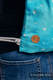 Sackpack made of wrap fabric (96% cotton, 4% metallised yarn) - TWINKLING STARS - PERSEIDS - standard size 32cmx43cm #babywearing