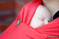 Chusta do noszenia dzieci, elastyczna - Rubinowa - rozmiar M #babywearing