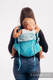 Nosidło Klamrowe ONBUHIMO z tkaniny żakardowej (96% bawełna, 4% przędza metalizowana), rozmiar Toddler - MIGOCZĄCE GWIAZDY - PERSEIDY #babywearing