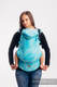 LennyGo Mochila ergonómica, talla Baby, jacquard 96% algodón, 4% hilo metalizado - TWINKLING STARS - PERSEIDS #babywearing