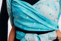 Fular, tejido jacquard (96% algodón, 4% hilo metalizado) - TWINKLING STARS - PERSEIDS - talla XL #babywearing