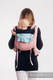 Onbuhimo de Lenny, taille toddler, jacquard, (47% Coton, 37% Lin, 16% Soie) - LOVE HORMONES - PINK RIVER #babywearing
