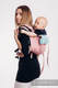 Onbuhimo de Lenny, taille toddler, jacquard, (47% Coton, 37% Lin, 16% Soie) - LOVE HORMONES - PINK RIVER #babywearing