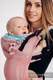 Nosidełko Ergonomiczne LennyGo z tkaniny żakardowej (47% bawełna, 37% len, 16% jedwab), rozmiar Toddler - HORMONY MIŁOŚCI - PINK RIVER #babywearing