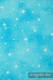 Tragetuch, Jacquardwebung (96 % Baumwolle, 4% metallisiertes Garn) - TWINKLING STARS - PERSEIDS - Größe XS #babywearing