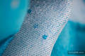 Fular, tejido jacquard (96% algodón, 4% hilo metalizado) - TWINKLING STARS - PERSEIDS - talla L #babywearing