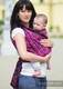 Żakardowa chusta do noszenia dzieci, bawełna - Eklipsa Purpura z Czernią - rozmiar L #babywearing