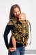 WRAP-TAI mini avec capuche, jacquard/ 96% coton, 4% fil métallisé - SWALLOWS BLACK GOLD #babywearing