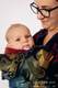 LennyGo Ergonomische Tragehilfe, Größe Baby, Jacquardwebung, 100% Baumwolle - SWALLOWS RAINBOW DARK #babywearing
