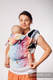 LennyGo Ergonomic Carrier, Toddler Size, jacquard weave 100% cotton - SWALLOWS RAINBOW LIGHT #babywearing