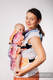 Mochila LennyUpGrade, talla estándar, tejido jaquard 100% algodón - SWALLOWS RAINBOW LIGHT #babywearing