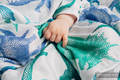 Swaddle Blanket  Maxi - JURASSIC PARK White (grade B) #babywearing
