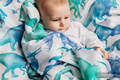 Couvertures d’emmaillotage - JURASSIC PARK WHITE (grade B) #babywearing