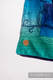 Sac à bandoulière en retailles d’écharpes (100 % coton) - BUBO OWLS - DUSK - taille standard 37 cm x 37 cm #babywearing