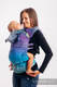 LennyGo Ergonomic Carrier, Baby Size, jacquard weave 100% cotton - BUBO OWLS - DUSK #babywearing