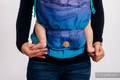 Nosidełko LennyUpGrade  z tkaniny żakardowej 100% bawełna , rozmiar standard - SOWY BUBO - ZMROK #babywearing