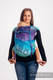 Nosidełko dla dzieci WRAP-TAI Mini, 100% bawełna, splot żakardowy, z kapturkiem - SOWY BUBO - ZMROK #babywearing