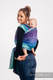 Baby Wrap, Jacquard Weave (100% cotton) - BUBO OWLS - DUSK - size S #babywearing