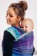 Żakardowa chusta do noszenia dzieci, 100% bawełna - SOWY BUBO - ZMROK - rozmiar M #babywearing