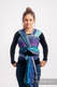 Baby Wrap, Jacquard Weave (100% cotton) - BUBO OWLS - DUSK - size XL #babywearing