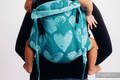 Lenny Buckle Onbuhimo baby carrier, Standard  size, jacquard weave (80% cotton, 20% silk) - LOVKA - FLOW #babywearing
