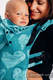 LennyGo Mochila ergonómica, talla bebé, jacquard (80% algodón, 20% seda) - LOVKA - FLOW #babywearing