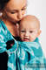 Żakardowa chusta kółkowa do noszenia dzieci, (80% bawełna, 20% jedwab) - LOVKA - FLOW - long 2.1m #babywearing