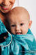 Żakardowa chusta kółkowa do noszenia dzieci, (80% bawełna, 20% jedwab) - LOVKA - FLOW - long 2.1m (drugi gatunek) #babywearing