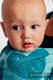 Żakardowa chusta do noszenia dzieci, (80% bawełna, 20% jedwab) - LOVKA - FLOW - rozmiar M #babywearing